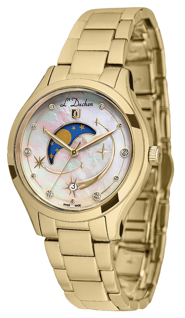 L'Duchen L'Duchen Perseides D 837.20.43 , наручные женские часы фото под углом